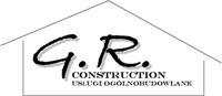 Logo G.R. Construction DOMY ENERGOOSZCZĘDNE Grzegorz Rugała