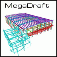 Logo MegaDraft - Projektowanie konstrukcji